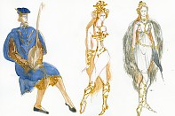эскизы костюмов к опере "Риголетто"